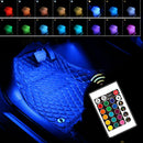 1PCs Car Interior 5050 RGB LED Strip Lights 48 SMD 12V IR Controller 16 Colors