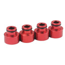 4pcs Racing Fuel Injector Adapters RDX Injectors to B16 B18 D16Z D16Y