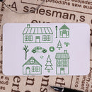 Xmas Snow House Transparent Silicone Stamps Seals Set for Scrapbooking DIY