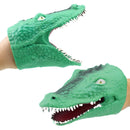 Soft vinyl TPR crocodile hand puppet animal head hand puppets kids Toys g ME
