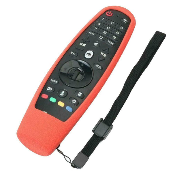 Soft Silicone Case for LG Smart TV Remote Control AN-MR600 AN-MR650a (Red)