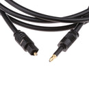 1.5m 3.5mm Digital OD 4.0 Optical Audio Adapter Cable  Optical Cord