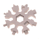 1X Color Random 18-in-1 stainless steel snowflakes multi-tool Tool Card Ope FT
