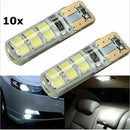 10x Xenon White T10 W5W 6000K 12SMD 2835 LED Canbus Error Free Light Bulbs HOT