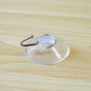 10 Windows Transparent Suction Cup Suction Cup Hook Clothes Jacket Metal Ho H1S6