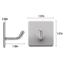 Adhesive Hooks Wall Hooks Hangers Heavy Duty Waterproof Stainless Steel Hoo