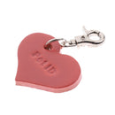 Premium Heart Shaped Pet Aluminum ID Tags Keychain - Dogs Cats Necklace Collar