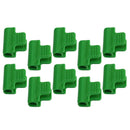 60Pcs Pipe Clamps for 11mm/0.43inch Stakes Greenhouse Sunshade Net Hoop