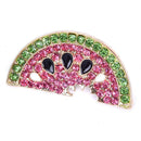 Fashion Crystal Watermelon Brooch Pin Collar Badge Corsage Jewelry AccessoriB3C
