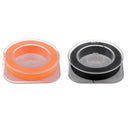 2pcs Fishing Rod Guides Fixing Line Eye Rings Wrapping Thread Black,Orange