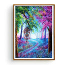 2pcs Full Drill Diamond Painting Cross Stitch Kit Landscape Picture DIY Gift