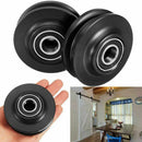 2PCS double bearing barn door pulley American sliding door pulley cabinet w