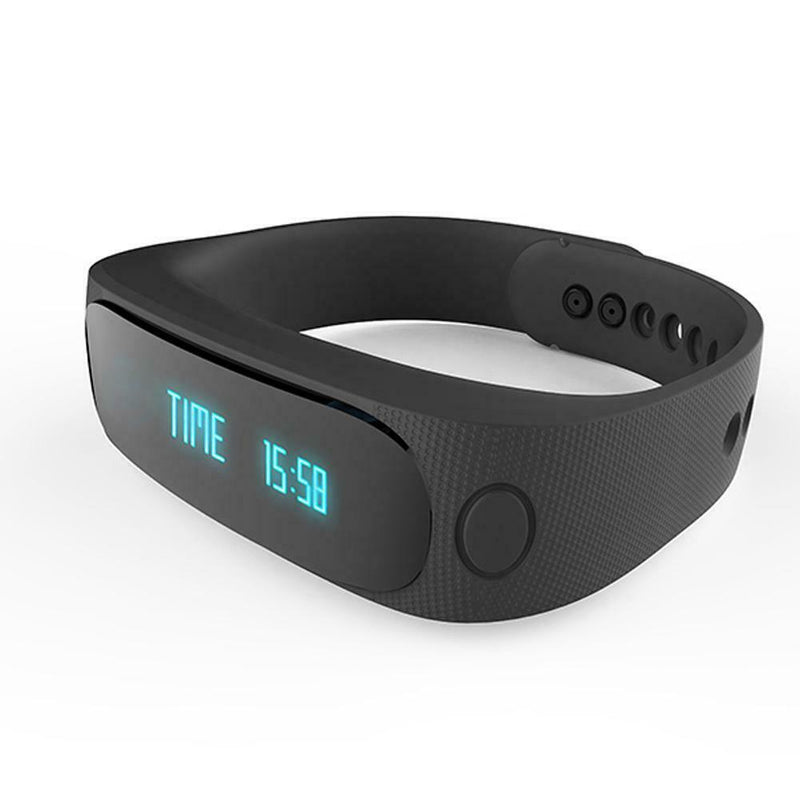 E02 Bluetooth Sports Smart Bracelet Wrist Band black