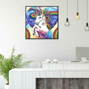 5D DIY Special Shaped Diamond Painting Horse Embroidery Mosaic Craft Kits 30*30