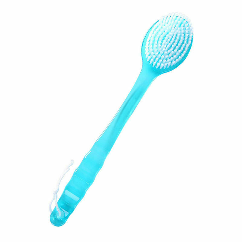 2Pcs Back Scrubber Bath Brush With Long Handle Skin Massage Health Car ZZJ