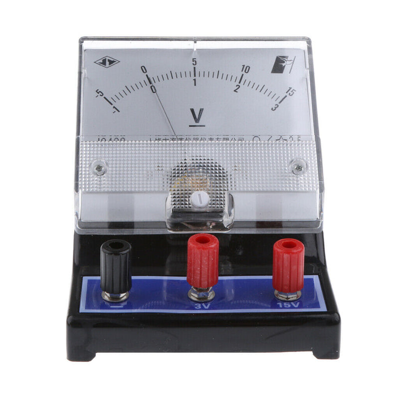 Analog Voltmeter Teaching Tool of Voltage Test -1- 0-3V and -5-0-15V