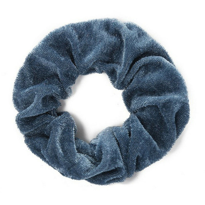 50x Womens Velvet Hair Bands Elastic Strong Hold Hair Accessories Scrunchie