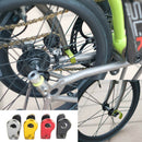 Alloy E-Type Front Fork Axle Holder Head Tube Hook Lock Bicycle Carrying