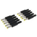 10 Pieces 5.5mm*2.5mm Male DC Power Suppy Plug Connector 5.5 / 2.5 mm BBC