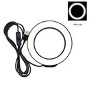 80 LED Selfie Ring Light Brightness Adjustable Photo Light 4.7inch(White Light)