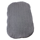 Baby Infant Knit Crochet Swaddle Wrap Swaddling Blanket Sleeping Bag Gray