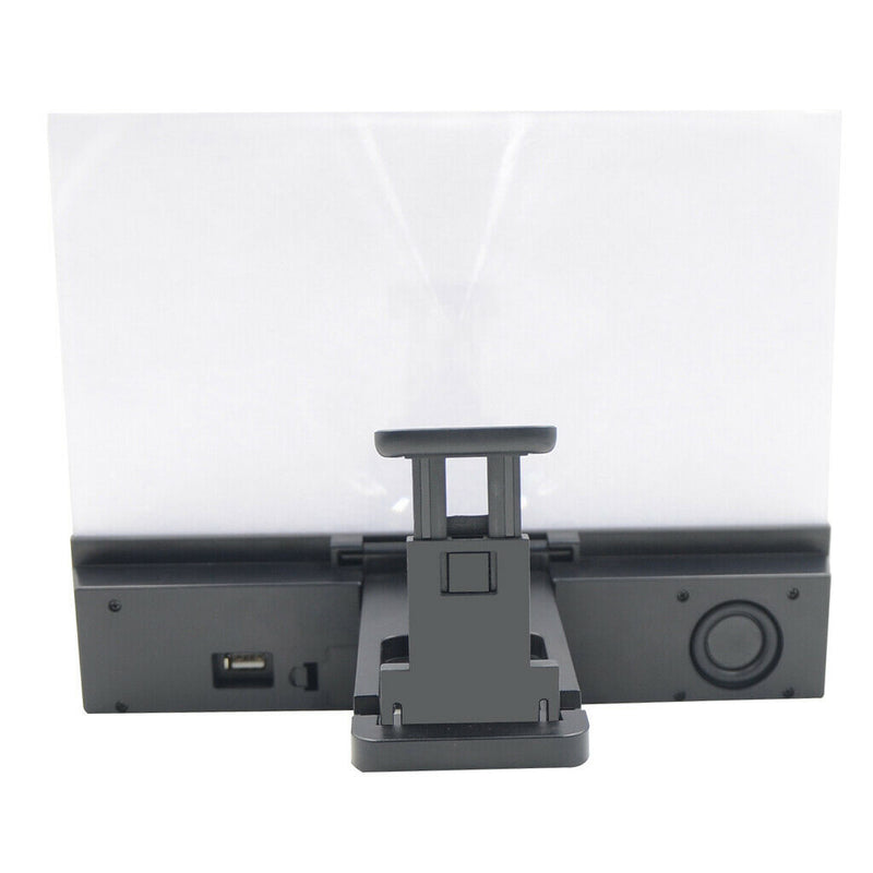 Folding 12 "Bluetooth Speaker Screen Phone For Movies Video Games