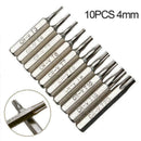 10pcs/Set Magnetic Torx Head Hex Screwdriver Bits Drill good T4 Repairing T D8N0