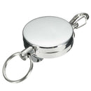 Men Women Elastic Anti Thief Sporty Retractable Recoil Keychain Key_Ring