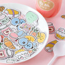 45pcs Snack Pocket DIY Decorative Stickers Paper Labels Gifts Packaging Deco OZ