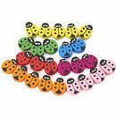 5X(18 PCS Children Wooden Ladybug Beads W7N1)