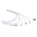 10 in 1 Multifunction Universal Cable Phone Charger Adapter USB Data Cable Wire