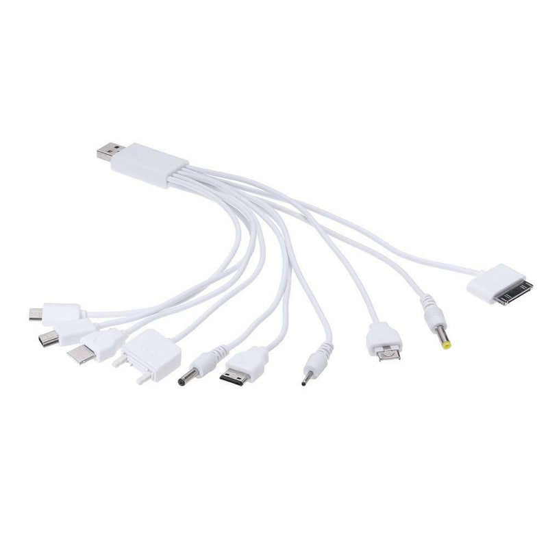 10 in 1 Multifunction Universal Cable Phone Charger Adapter USB Data Cable Wire