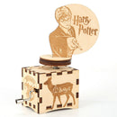 Retro Exquisite Wooden Hand Cranked Music Box Desktop Ornaments Kids Gifts