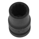 21mm Metric Long Impact Socket 3/4" Double Deep 12 Point Single Hex