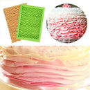 Edible Wave Curved Silicone Mold Gum Paste Fondant Cake Ruffle Tools Border A0J8