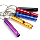 Dog Pet Puppy Walk Whistle Aluminium Keyring Training Loud Hiking Safety A0 Z7E8