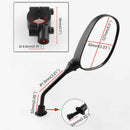 Universal Scooter Rearview Mirror ATV Handlebar Folding Mirror For Motorcycle
