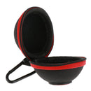 Clip-on Cue Ball Case for Regulation Billiard Ball - easy to carry - Red & Black