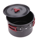 3L Oxidation Aluminum Single Pot Non-stick Hiking Fishing Picnic Cookware