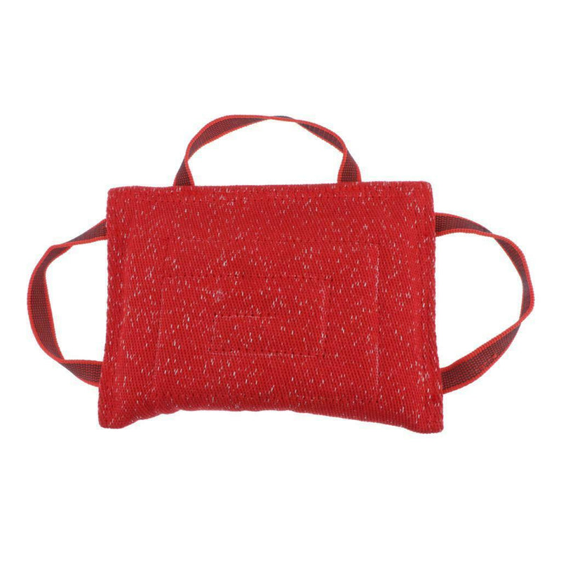 Dog Puppy Training Bite Tug Toys With Handle For Small Dog Pillow-26x19cm