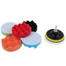 8 pcs 4 inch Sponge Polishing Waxing Buffing Pads Kit For Car Polisher 3C
