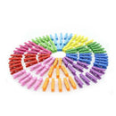 50 Wooden Mini Craft Pegs Embellishments Cloth Photo Spring Clips+Jute Twine