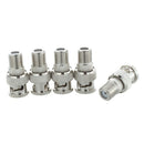 10pcs BNC Male Plug to F Female Jack Adapter Coax Connector Coupler CCTV Ca