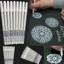 Highlight Pen 1pcs White Ink Blender Marker Micro Pigment Graphic Art Ink Pens S