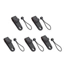 5pcs Heavy Duty Tarp Clips Thumb Screw Tent Clamps with 5 Ball Bungee Cords