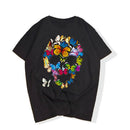 butterfly skulls heat transfer iron on patches badge cloth dress applique  JR