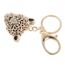 Shinning Leopard Head Pendant Car Keychain Keyring Fashion Accessories Gift