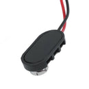 5 x black plastic case 14, 99 cm 2 - cable connector 9 V rechargeable batte N5P1