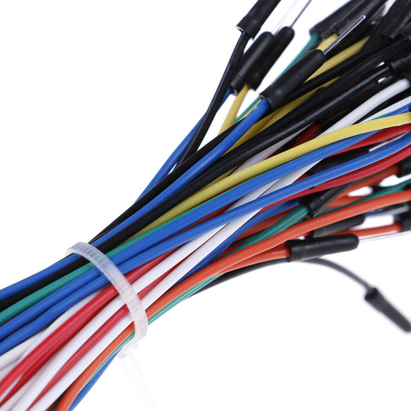 65x male to male solderless flexible breadboard jumper cable wires for arduin Gw