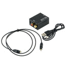 Digital Optical Coaxial Toslink Signal to Analog Audio Converter Adapter RCA AU